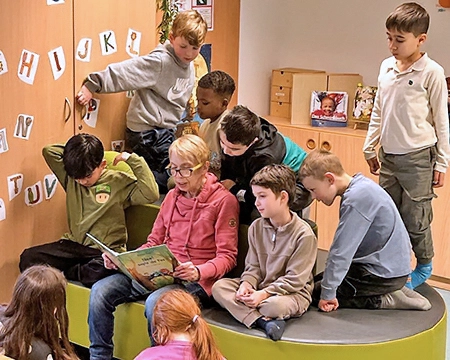 Lesepatin an der Gertrudisschule Bochum Wattenscheid