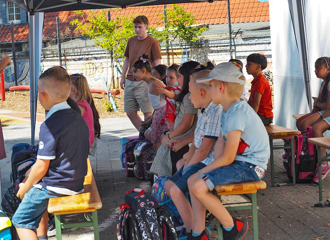 Einschulung an der Gertrudisschule Bochum Wattenscheid