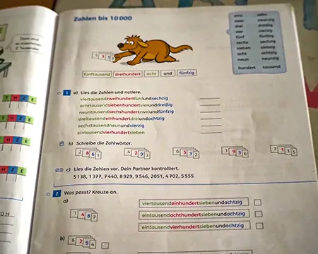 Lehrbuchseite Mathematik