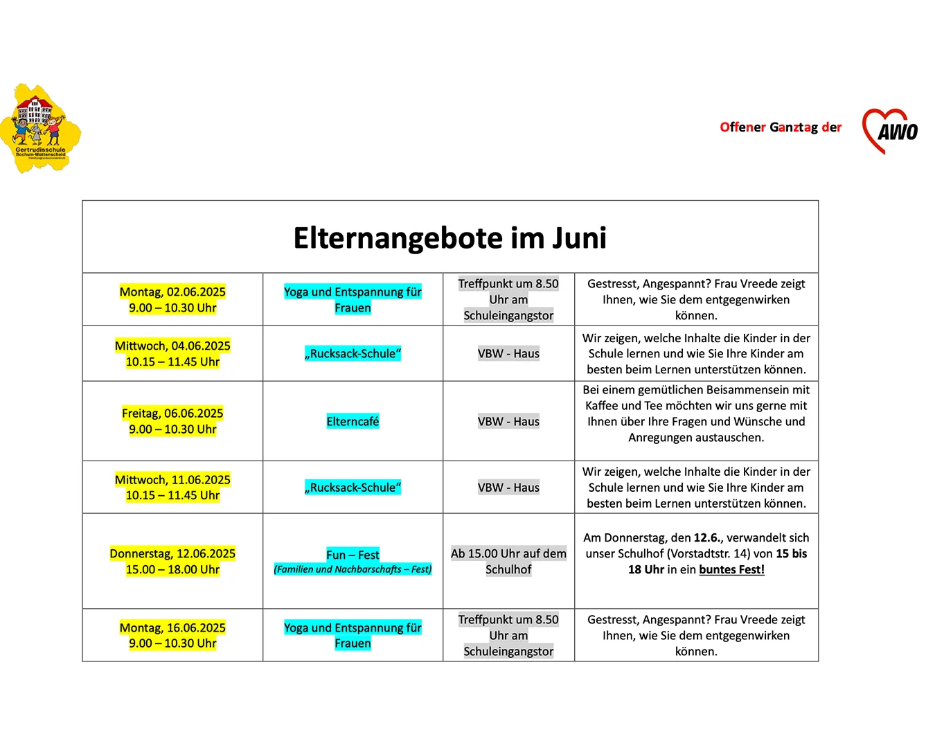 Elternangebote im JUNIi, Bilddatei mit hinterlegter pdf-Datei öffnet sich bei Aufruf in neuem Fenster