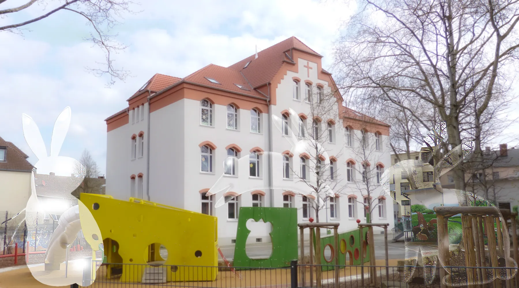 Ansicht der Gertrudisschule in Bochum Wattenscheid