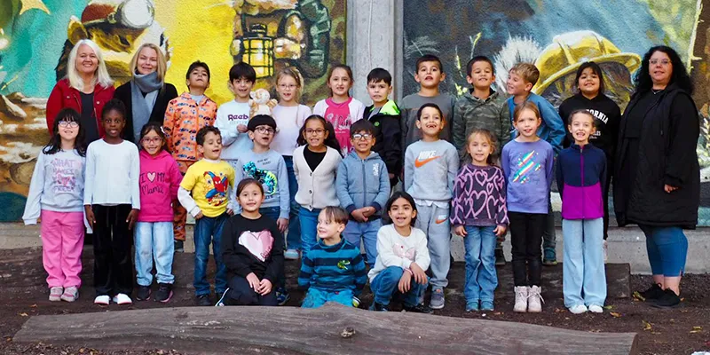 Klassenfoto der Klasse 1a