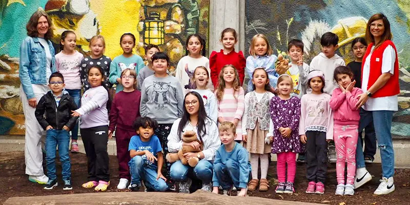 Klassenfoto der Klasse 1c