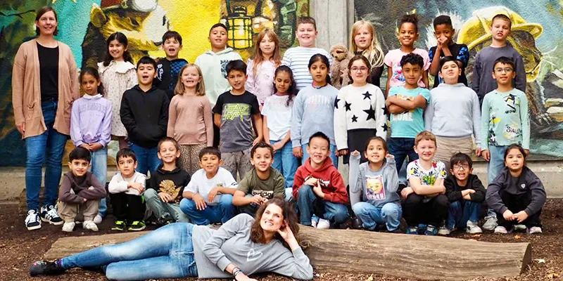 Klassenfoto der Klasse 2a