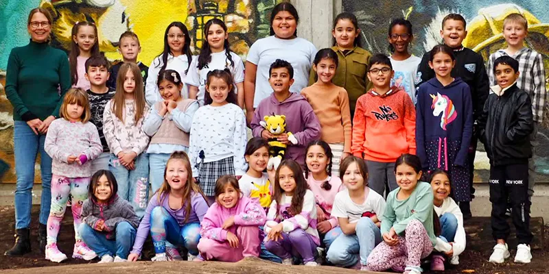 Klassenfoto der Klasse 2c