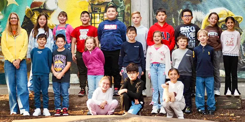 Klassenfoto der Klasse 3d