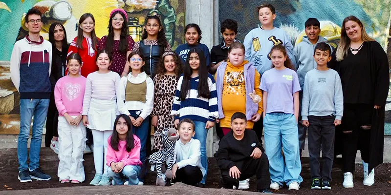 Klassenfoto der Klasse 4a