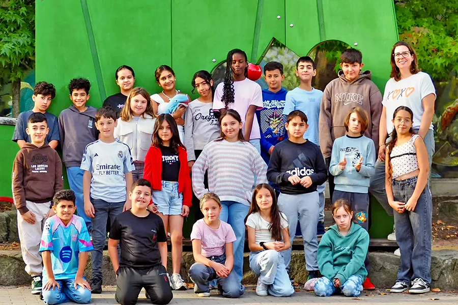 Klassenfoto der Klasse 4a